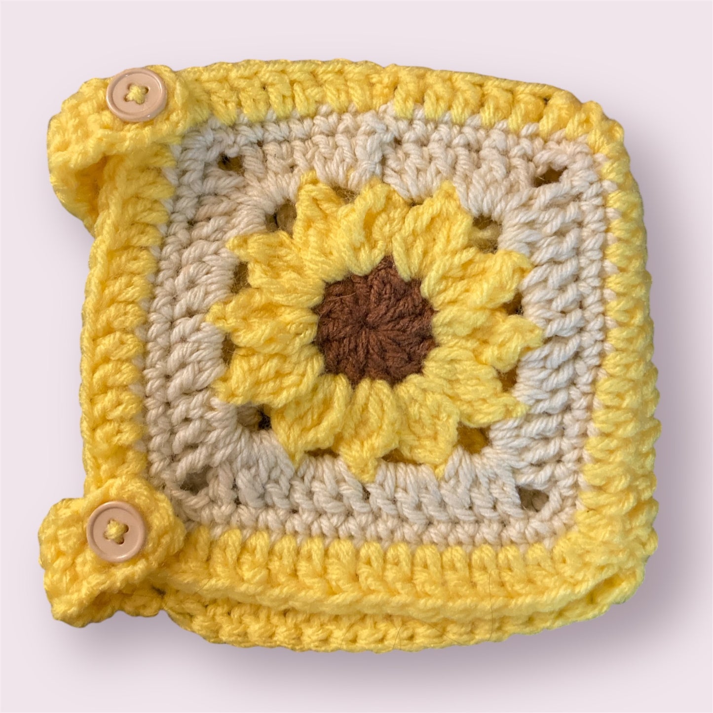 Sunflower cup cozy