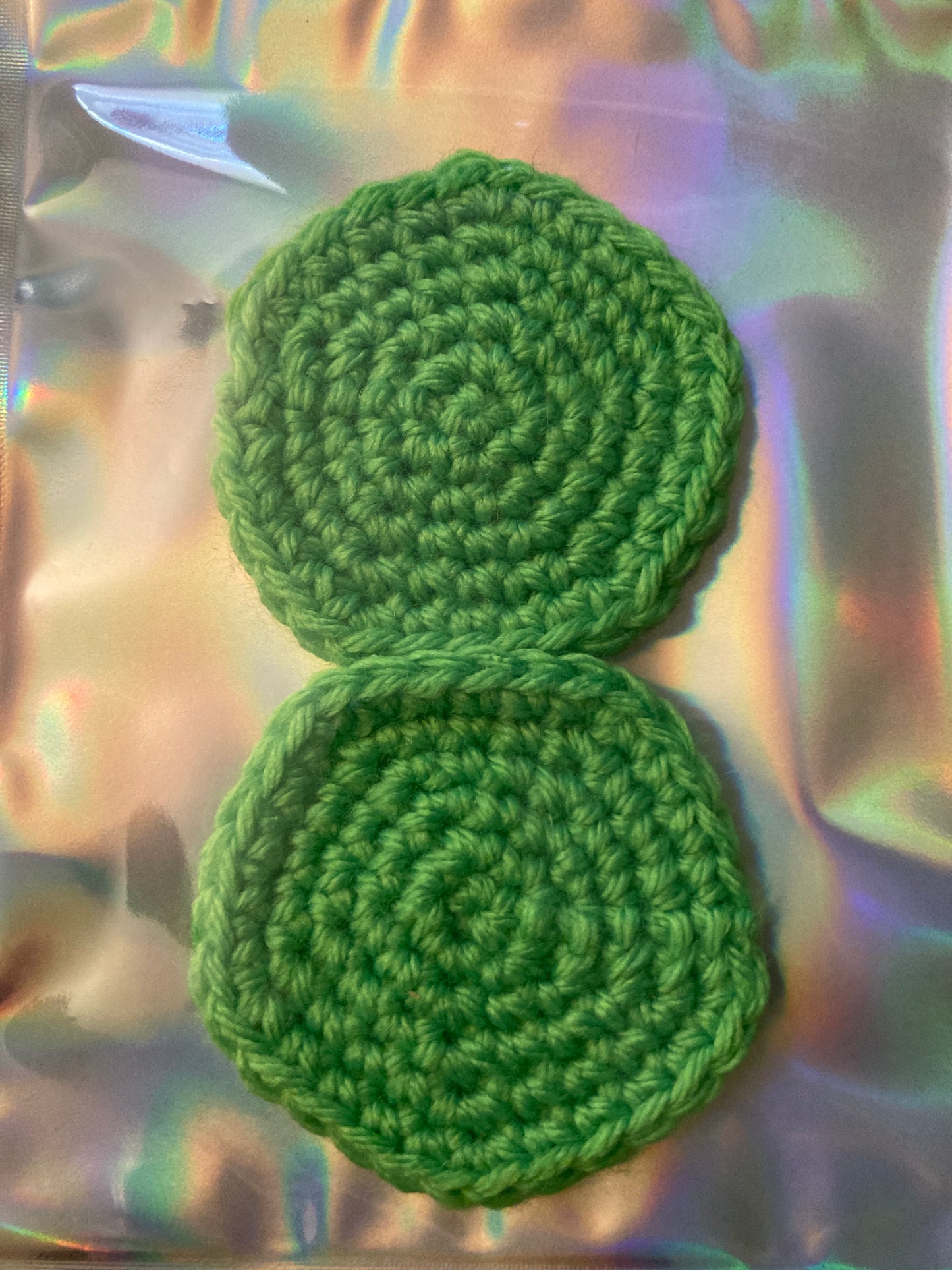 Lime green car coasters plain