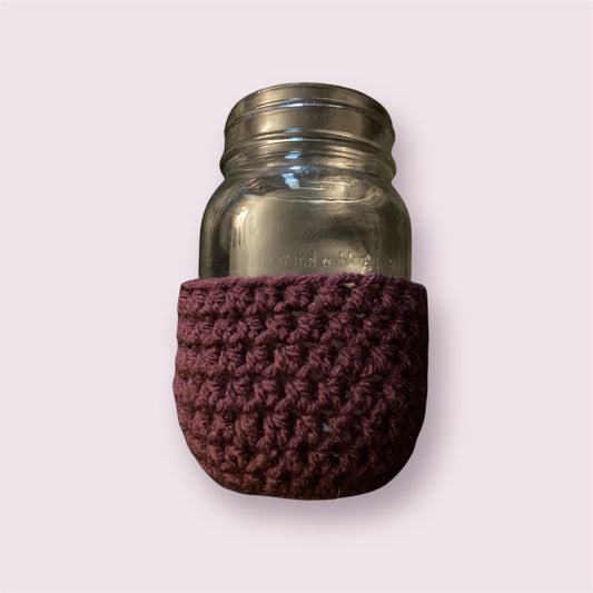 Dark purple cup cozy