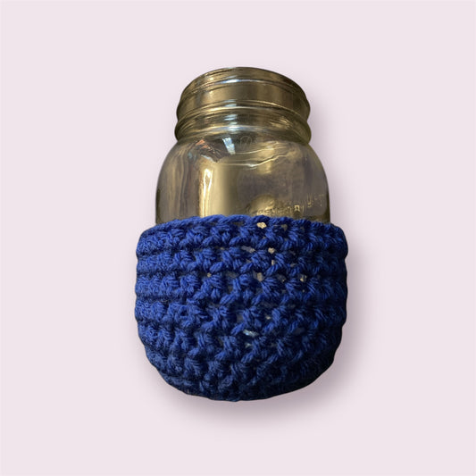 Blue cup cozy