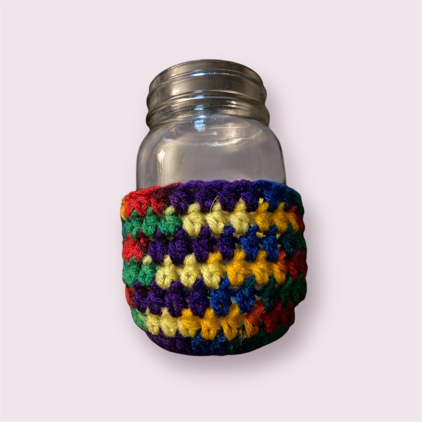 Rainbow cup cozy