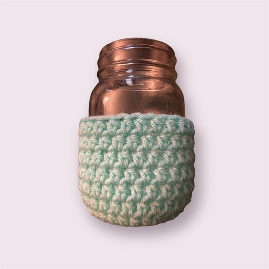 Teal cup cozy