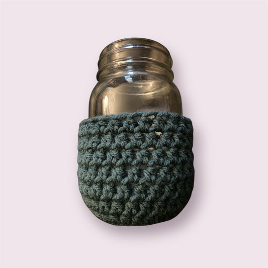 Dark green cup cozy